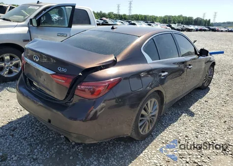 2018 Infiniti Q50 Luxe из США, поврежденный, VIN JN1EV7AP1JM590153